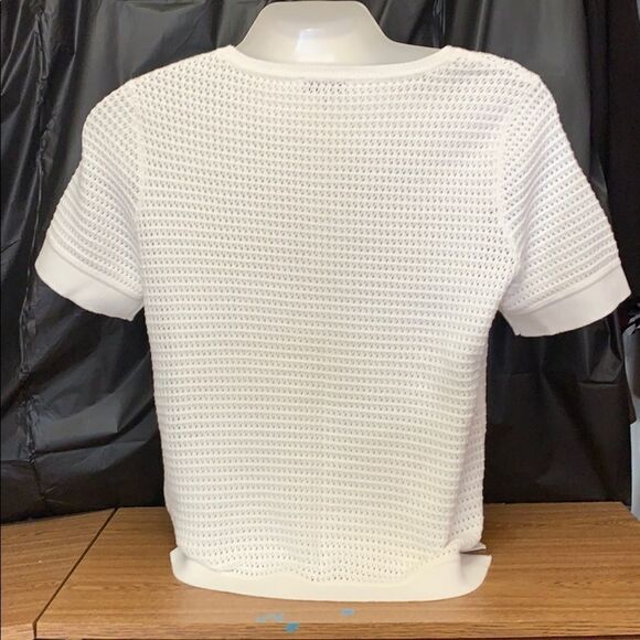CHAUS WHITE WOVEN TOP - Picture 4 of 5